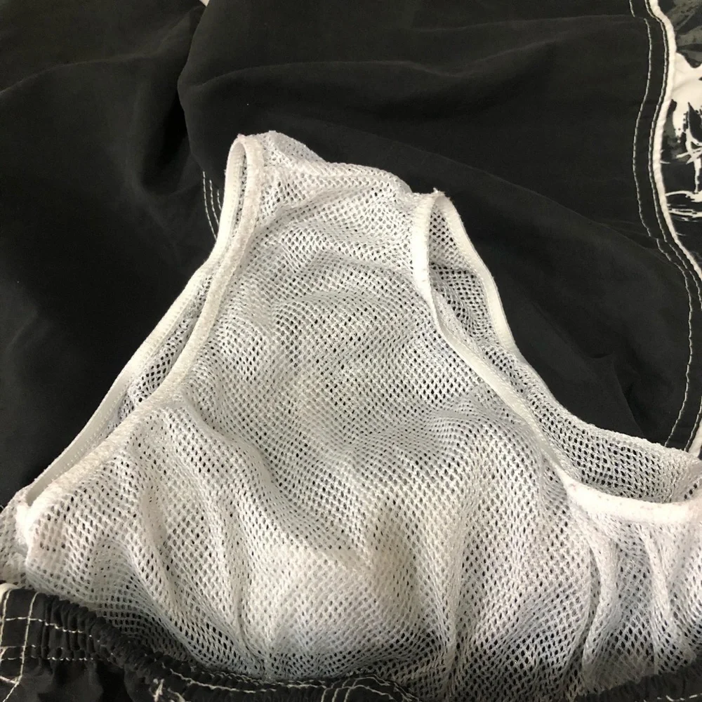 Sea World Boy’s Black Swim Trunks